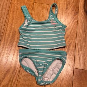 Two piece Hanna Anderson 4T swim suit.